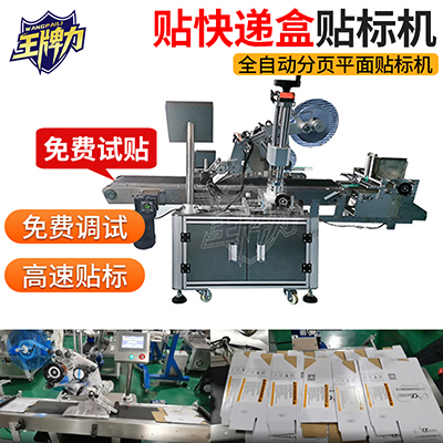 貼快遞盒全自動(dòng)分頁(yè)平面貼標(biāo)機(jī)